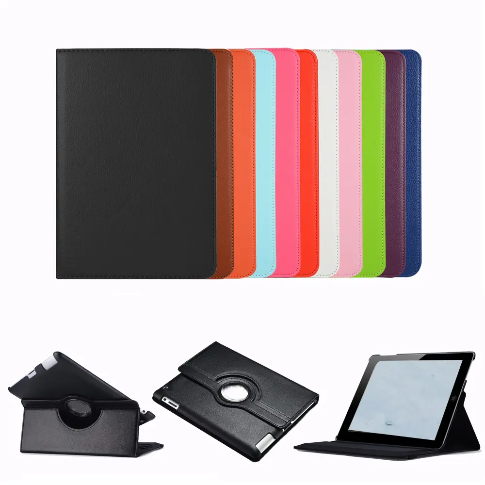 for iPad mini 6 5 tablet cover 360 rotating high quality flip PU leather tablet covers cases for iPad mini 6 5 4