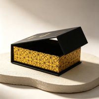 Huile de parfum concentrée de style Dubaï 12 ml en gros avec emballage noir et or de qualité supérieure, huile Attar unisexe longue durée, logo personnalisé