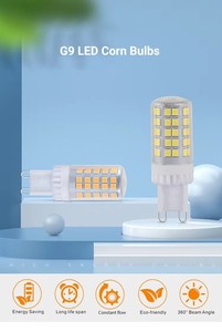 Bombillas LED <span class=keywords><strong>G9</strong></span> AC110-130V de <span class=keywords><strong>5W</strong></span>, Bombillas LED de Maíz T4 sin Parpadeo para Lámparas Colgantes, de Techo, Arañas y de Pared - Product Image 4