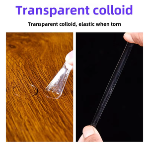 Cinta de puntos de doble cara, etiqueta adhesiva transparente redonda, Almohadillas Adhesivas extraíbles autoadhesivas, cinta multiusos sin rastro - Product Image 3