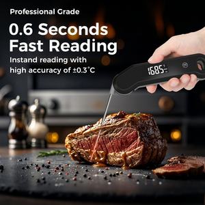 Neues IP67 wasserdichtes 0,6 Sekunden schnelles Sofort lesen Thermo element Lebensmittel grill Grill Raucher Kochen BBQ Digitales Fleisch <span class=keywords><strong>thermometer</strong></span> - Product Image 4
