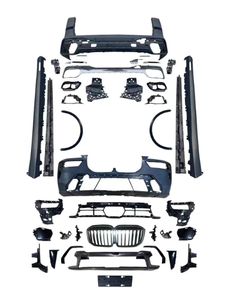 Mise à niveau du kit de carrosserie en carbone M-Tech pour <span class=keywords><strong>BMW</strong></span> <span class=keywords><strong>X7</strong></span> G07 LCI <span class=keywords><strong>2023</strong></span> MT nouvelle jupe latérale diffuseur avant arrière calandre accessoire de roue échappement de voiture - Product Image 1