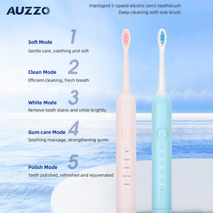 <span class=keywords><strong>Brosse</strong></span> à Dents Électrique Haute Performance avec 2 Têtes Interchangeables Conçue pour Dents et Gencives Sensibles - Product Image 2