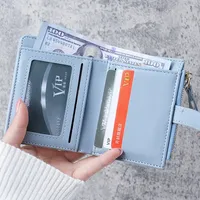 Dompet Clutch Motif Buaya Mini, Tempat Kartu Kredit Pendek, Dompet Koin Wanita
