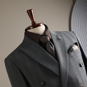 Trajes <span class=keywords><strong>de</strong></span> <span class=keywords><strong>Boda</strong></span> <span class=keywords><strong>de</strong></span> Lujo <span class=keywords><strong>para</strong></span> <span class=keywords><strong>Hombre</strong></span> con Solapa <span class=keywords><strong>de</strong></span> Pico, 2 Piezas, Ropa Formal <span class=keywords><strong>de</strong></span> Diseñador - Product Image 2