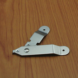 Charnière de meuble en acier inoxydable 2 mm, montage en surface, durable, design minimaliste - Product Image 2
