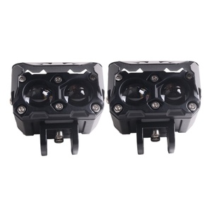 ไฟโปรเจคเตอร์ LED รุ่นใหม่ล่าสุด S002 สำหรับมอเตอร์ไซค์ ไฟสปอตไลท์ LED สองสี พร้อมเลนส์ฟิชอาย 2 ชิ้น 40w 6000k IP67 CN;GUA - Product Image 3