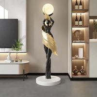 Art ornement lumière luxe haut de gamme salon résine décorations pour la maison pendaison de crémaillère abstrait résine cadeaux