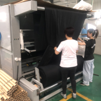 Prix Usine Entoilage Thermocollant Tissé 50D Doux au Toucher pour Soie et Mousseline [PA/PES] Enduit Double Point 150cm