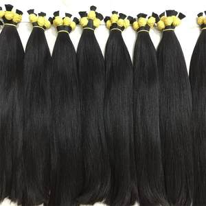 Extensiones de Cabello Humano al por Mayor, Cabello Liso Natural con Cutícula Alineada, Doble Trama, Alta Densidad - Product Image 2
