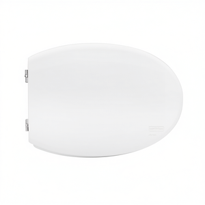 Asiento de inodoro para Hidra Nautilus, forma de jarrón, 1 blanco, bisagras extensibles, 41 cm de largo, 34 cm de ancho - Product Image 3