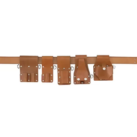 Ensemble de ceinture à outils en cuir pour échafaudage de qualité supérieure, fournisseur principal, 4 types de ceinture en cuir pour échafaudage