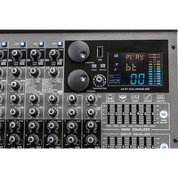 HERO12 Nouvelle console de mixage audio professionnelle 12 canaux avec lecteur MP3 intégré, idéale pour les fêtes