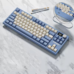 Clavier mécanique filaire 84 touches USB pour jeux, trois modes : filaire, sans fil 2.4G, pour ordinateur de bureau, PC, ordinateurs portables - Product Image 4