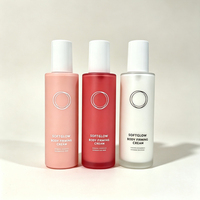 Bouteilles en verre cylindriques vides avec pompe, OEM ODM, givrées, 60 ml, 80 ml, 100 ml, à bouchon à vis, pour lotion et émulsion cosmétique