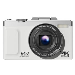 Cámara sin Espejo con Pantalla Abatible Estética, 4K Ultra HD, 64MP CMOS, F1.2 f=3.37mm, Enfoque Automático, Zoom 16X, Cámara para Selfies y Vlogs para Estudiantes - Product Image 2
