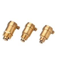 Vanne de purge automatique thermostatique latérale en laiton de qualité supérieure 1/2\" DN15 pour chauffe-eau solaire et CVC