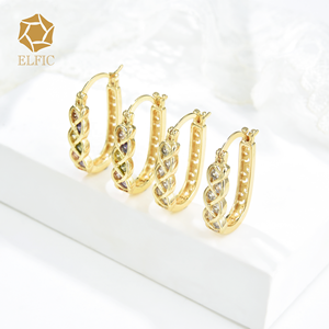 Elfic गहने जिक्रोन joyeria फैशन गहने मेक्सिको कान की बाली कस्टम गहने कान की बाली महिलाओं - Product Image 4