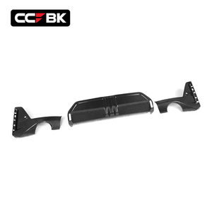 Para <span class=keywords><strong>BMW</strong></span> G20 G21 LCI M Sport 320i 325i 330i 330d <span class=keywords><strong>2023</strong></span>-2026, Difusor Trasero Inferior de Parachoques Estilo MP de Fibra de Carbono Seca, Cubierta 51195A4F525 - Product Image 2