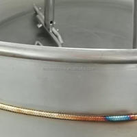 Marmite de cuisson à agitation planétaire à double enveloppe pour chocolat et bonbons à haute viscosité, avec grattoir et agitateur, chauffage gaz ou électrique, basculante