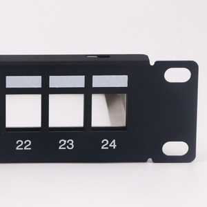 Cat6a che chắn 10gbe <span class=keywords><strong>Patch</strong></span> <span class=keywords><strong>Panel</strong></span> 19 inch SPCC thép ul94v0 căn cứ giá gắn kết - Product Image 5
