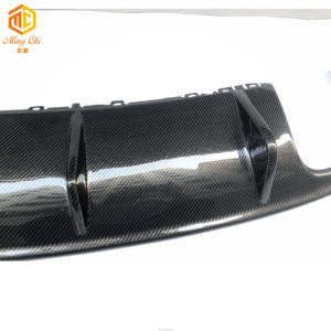 Fibre de carbone véritable noire pour diffuseur de pare-chocs arrière <span class=keywords><strong>Audi</strong></span> A3 S3 - Product Image 5