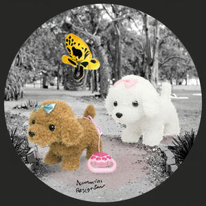 Juguetes de Peluche Electrónicos HY para Niños, <span class=keywords><strong>Perro</strong></span> de Peluche, Mascota que Camina, Ladra, Mueve la Cola, <span class=keywords><strong>Perro</strong></span> de Peluche Realista para Regalo de Niña - Product Image 2
