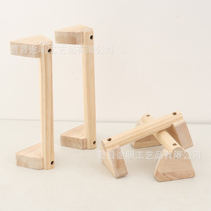 Barras Paralelas de Madera para Flexiones, de Caucho, 20cm, 25cm, 30cm, 40cm, 50cm, Duraderas, Unisex, para Adultos, Equipo de Ejercicio - Product Image 4