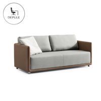 Ensemble de canapés de bureau en tissu de style nordique luxueux, décontracté et confortable, adapté aux zones de réception d'hôtels modernes
