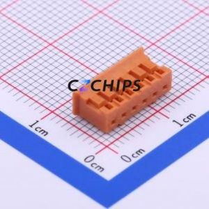 A2100H-06P Housing (Wire-to-Board / Wire-to-Wire) P=2mm Connector ( Jack Structure: 1x6P )( Pitch: 2mm )( Number of Rows: 1 ) - Product Image 1