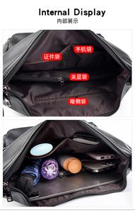 Bolsos cruzados de diseño de moda, bolsos de hombro de cuero PU de alta calidad, bolsos de mano casuales de lujo para mujer - Product Image 6