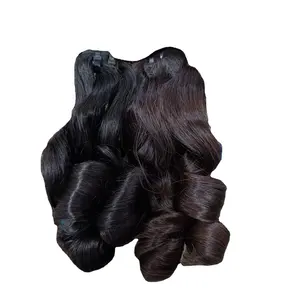 Фабрика NGhair, экспорт, наращивание человеческих волос, 100% Необработанные вьетнамские человеческие волосы, упругие вьющиеся волосы, супер глянцевые, Супер Шелковистые