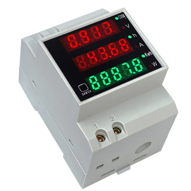 Monitor de potencia D52-2047, medidor eléctrico multifunción con pantalla Digital, medidor de Factor de potencia de voltaje de corriente AC200 ~ 450V