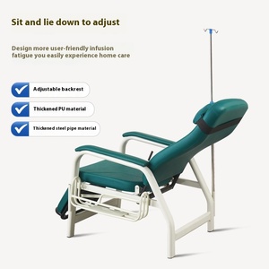 Silla de infusión de diseño moderno para <span class=keywords><strong>Hospital</strong></span>, cama individual reforzada para <span class=keywords><strong>acompañante</strong></span>, Sala plegable, silla compartida para <span class=keywords><strong>acompañante</strong></span>, silla semirreclinable - Product Image 3