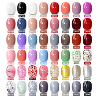 MEET ACROSS Vernis à ongles DIY longue durée 8 ml, vernis à ongles à base d'eau, 48 couleurs, séchage à l'air, décollable, art des ongles