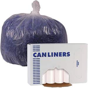 Bolsas de Basura de Plástico Boardwalk 404616 Naturales de 13 Micras, Diseño Simple, para Contenedores de 40-45 Galones, 25 Bolsas/Rollo, 10/Caja, para Uso en la Cocina - Product Image 3