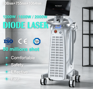 <strong>Taibo</strong> Depi-6 1600W/2000W Stationary Vertical 808nm Diode Laser Hair Removal Machine for Commercial Use - Product Image 1