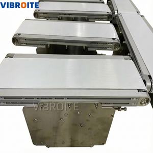 Verstelbare hoogte trap automatisering voedingsysteem rubberen bandtransportband transport assemblagelijn transportband - Product Image 2