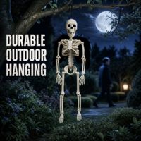 Mini-squelette d'Halloween SIPKLR 40 cm, décoration en plastique de corps humain artificiel, accessoires de scène pour maison hantée et fêtes
