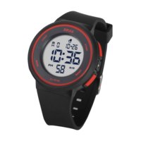 Jam Tangan Pria Digital Elektronik Plastik dengan Lampu Latar LED BARU