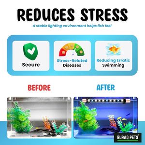 Lumière LED pour aquarium 1 FT Mix, spectre complet, pour plantes aquatiques, aquarium d'eau douce, économie d'énergie, lumière étanche - Product Image 6