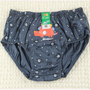 Calzoncillos bóxer de algodón puro para niños, ropa interior de un paquete, Estampado de dinosaurios encantadores, pantalones cortos de Bikini para niños de fábrica, 5 uds. - Product Image 4