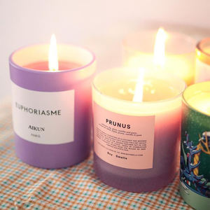 Bougie aromathérapeutique AIKUN en cire de soja naturelle sans plomb, à combustion propre, parfum personnalisé pour un espace relaxant, bougie parfumée - Product Image 4