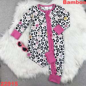 Valentinstag RTS 95% Bambus 5% Elasthan Baby 2-teiliges Langarm-Hosen-Set Schlafanzug Pyjama Schlafanzug Kleidung Outfit-Sets - Product Image 2