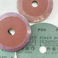 Disque à poncer en fibre d'oxyde d'aluminium rouge pour le polissage des métaux et des métaux non ferreux