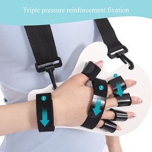 Séparateur de doigt à main, orthèse fendue, dispositif d'entraînement de doigt réglable, Extension de spasme flexible, attelle de planche - Product Image 3