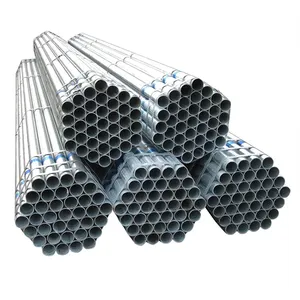 ASTM A106 A36 A53 BS Shs cuadrado galvanizado estructural Erw tubo de acero rectangular hueco GI tubo de acero galvanizado