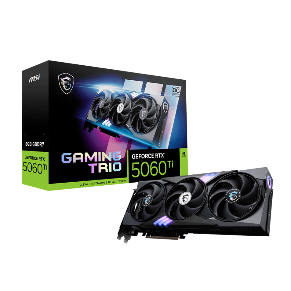 MSI Geforce RTX 5060 TI 16G GAMING TRIO OC - Ultimate GPU