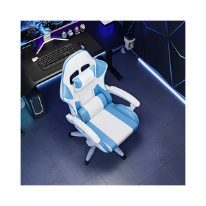 Chaise de jeu économique, chaise PC personnalisée, chaise de jeu respirante en cuir à dossier haut <span class=keywords><strong>pour</strong></span> les utilisateurs de cybercafé, fournie directement par l'usine - Product Image 4