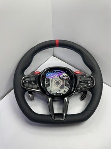 Volante Deportivo M Power CS de Alcántara Completo para <span class=keywords><strong>BMW</strong></span> G30 G31 G32 X3 G01 X4 G02 M2 G87 M3 G80 M4 G82 G42 G20 LCI M5 F90 G11 - Product Image 3